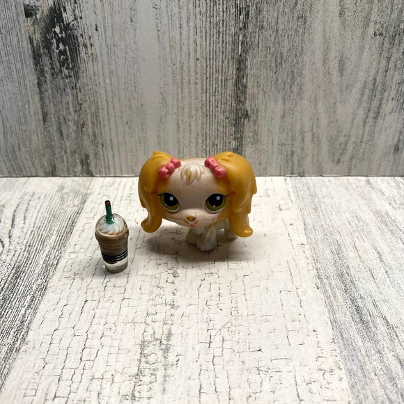 Littlest Pet Shop Spaniel with Bows #79 - Picture 1 of 4